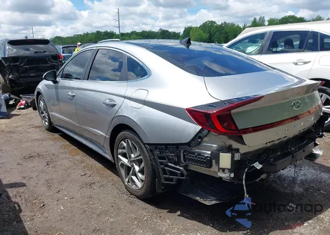 2021 Hyundai Sonata Sel z USA, uszkodzony, nr VIN 5NPEF4JA8MH125663